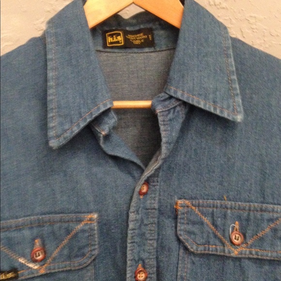 Vintage Denim Tunic Button Up - Picture 3 of 7